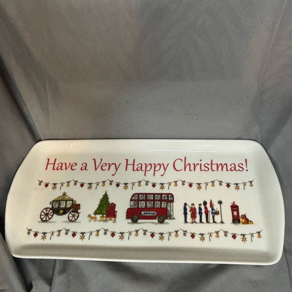 Milly Green ‘Happy Christmas’ Serveware Platter 2019 11x5